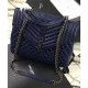 Replica YSL Large Monogram Envelope Satchel Dark Blue Fake YSL Large Monogram Envelope Satchel Dark Blue Replica