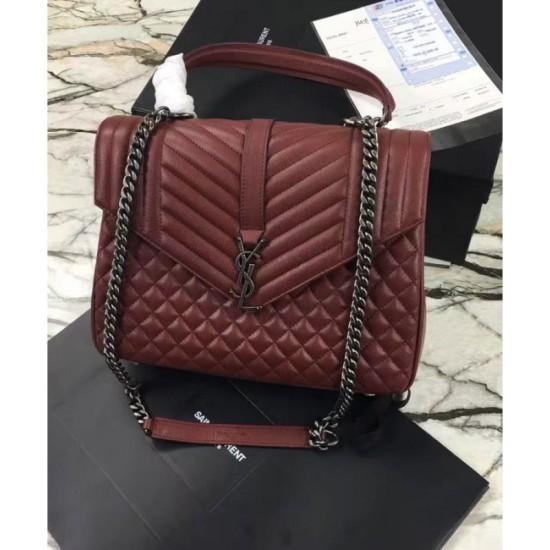 Replica YSL Large Monogram Envelope Satchel Mauve Replica YSL Large Monogram Envelope Satchel Mauve