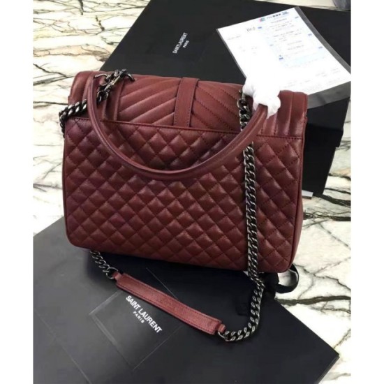 Replica YSL Large Monogram Envelope Satchel Mauve Replica YSL Large Monogram Envelope Satchel Mauve