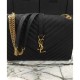 Replica YSL Large Monogram Satchel Black Replica YSL Large Monogram Satchel Black