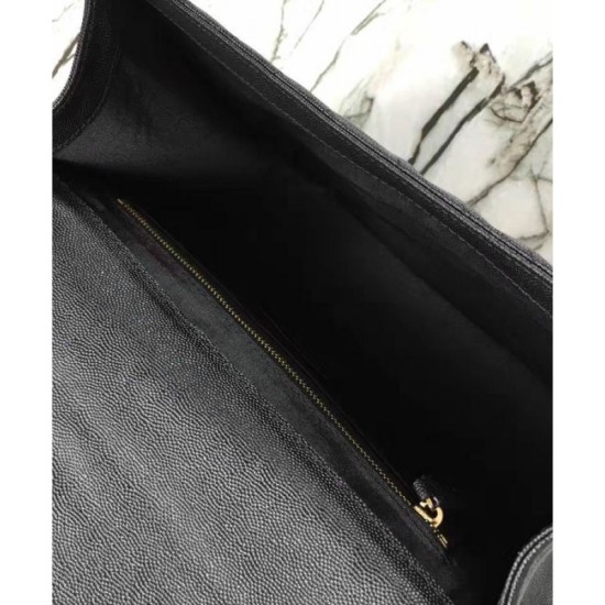 Replica YSL Large Monogram Satchel Black Replica YSL Large Monogram Satchel Black