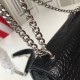 Fake YSL Saint Laurent Medium Sunset Monogram Crocodile Pattern Black Replica Replica YSL Saint Laurent Medium Sunset Monogram Crocodile Pattern Black