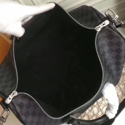 Replica Louis Vuitton Keepall Bandoulière 55 Damier Graphite N41413