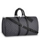 Replica Louis Vuitton Keepall Bandoulière 55 Damier Graphite N41413