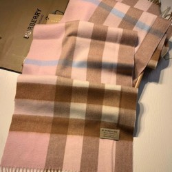Replica Burberry Classic Medium Check Cashmere Shawl 40 x 180