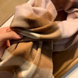 Replica Burberry Classic Medium Check Cashmere Shawl 40 x 180