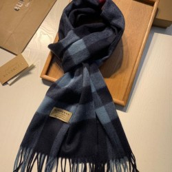 Replica Burberry Classic Medium Check Cashmere Shawl 40 x 180