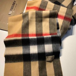 Replica Burberry Classic Medium Check Cashmere Shawl 40 x 180