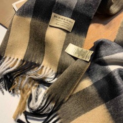 Replica Burberry Classic Medium Check Cashmere Shawl 40 x 180