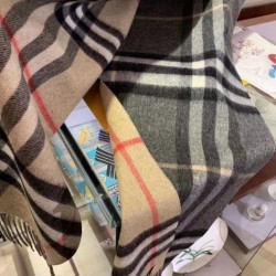 Fake Burberry Classic check Cashmere Shawl 30 x 250 Replica