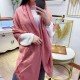 Fake Gucci Wool GG jacquard Double-sided square Scarf Pink Replica