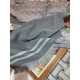 Replica Gucci classic double-faced cashmere men scarf Gray