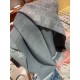 Replica Gucci classic double-faced cashmere men scarf Gray