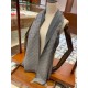 Replica Gucci classic double-faced cashmere men scarf Gray