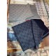 Replica Gucci classic double-faced cashmere men scarf Gray