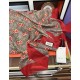 Replica Gucci Double G letter interwoven apple pattern cashmere scarf