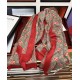 Replica Gucci Double G letter interwoven apple pattern cashmere scarf
