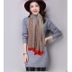 Replica Gucci Double G letter interwoven apple pattern cashmere scarf