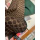 Replica Gucci double heavy wool silk scarf Green