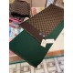 Replica Gucci double heavy wool silk scarf Green