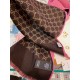 Replica Gucci double heavy wool silk scarf Pink