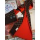Replica Gucci double heavy wool silk scarf Red
