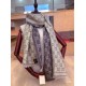 Fake Gucci Limited edition classic elements inlaid lurex shawl Brown Replica