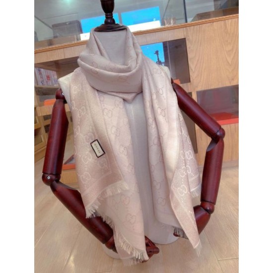 Fake Gucci Limited edition classic elements inlaid lurex shawl Pink Replica