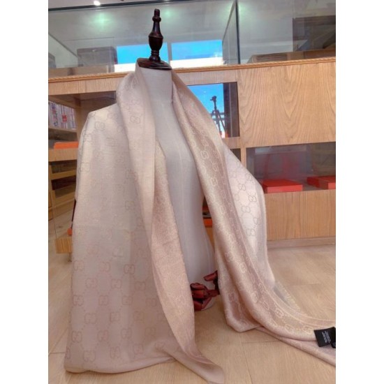 Fake Gucci Limited edition classic elements inlaid lurex shawl Pink Replica