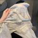 Replica Gucci Classic Cashmere Scarf Light Gray