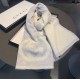 Replica Gucci Classic Cashmere Scarf Light Gray