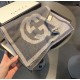 Replica Gucci Classic Cashmere Scarf Dark Gray