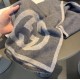 Replica Gucci Classic Cashmere Scarf Dark Gray