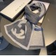 Replica Gucci Classic Cashmere Scarf Dark Gray