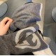 Replica Gucci Classic Cashmere Scarf Dark Gray