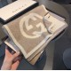 Fake Gucci Classic Cashmere Scarf Brown Replica