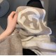 Fake Gucci Classic Cashmere Scarf Brown Replica