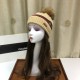 Fake Gucci Classic Cashmere Jacquard Scarf & Hat Brown Replica