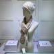 Replica Gucci Classic Cashmere Jacquard Scarf & Hat Brow /White