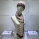 Fake Gucci Classic Cashmere Jacquard Scarf & Hat Brown / Red Replica