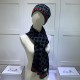 Replica Gucci Classic Cashmere Jacquard Scarf & Hat Black