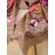 Fake Gucci classic double G letter Logo Scarf with floral elements Rose Replica