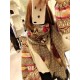 Replica Gucci classic double G letter Logo Scarf with floral elements Red