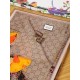 Replica Gucci classic double G letter Logo Scarf with floral elements Orange
