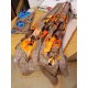 Replica Gucci classic double G letter Logo Scarf with floral elements Orange
