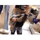 Replica Gucci classic double G letter Logo Scarf with floral elements Green