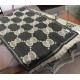 Replica Gucci GG Lurex jacquard logo cashmere scarf Gray