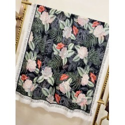 Replica Gucci Limited edition cashmere printed cashmere scarf Pink