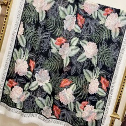 Replica Gucci Limited edition cashmere printed cashmere scarf Pink