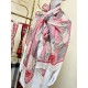 Replica Gucci Limited edition cashmere printed cashmere scarf Gray